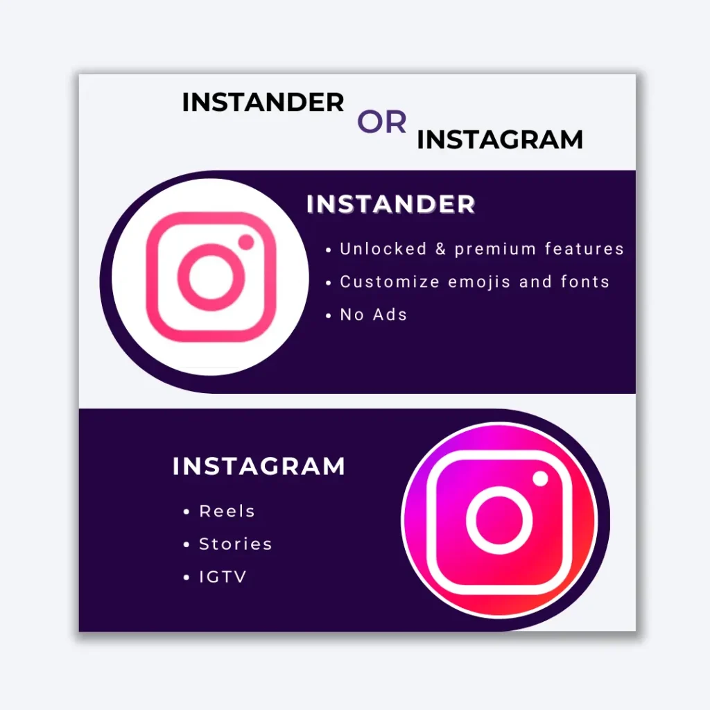 Instander vs Instagram